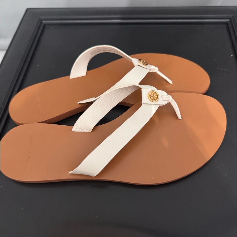 Tory Burch White Sandals 7